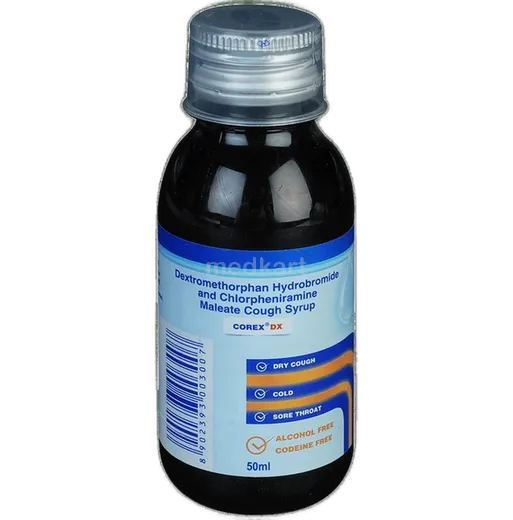 corex dx syrup 50 ml